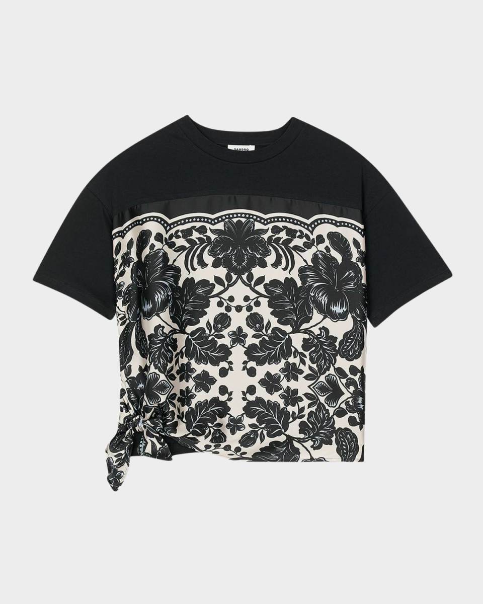 Perry Mixed-Media T-Shirt